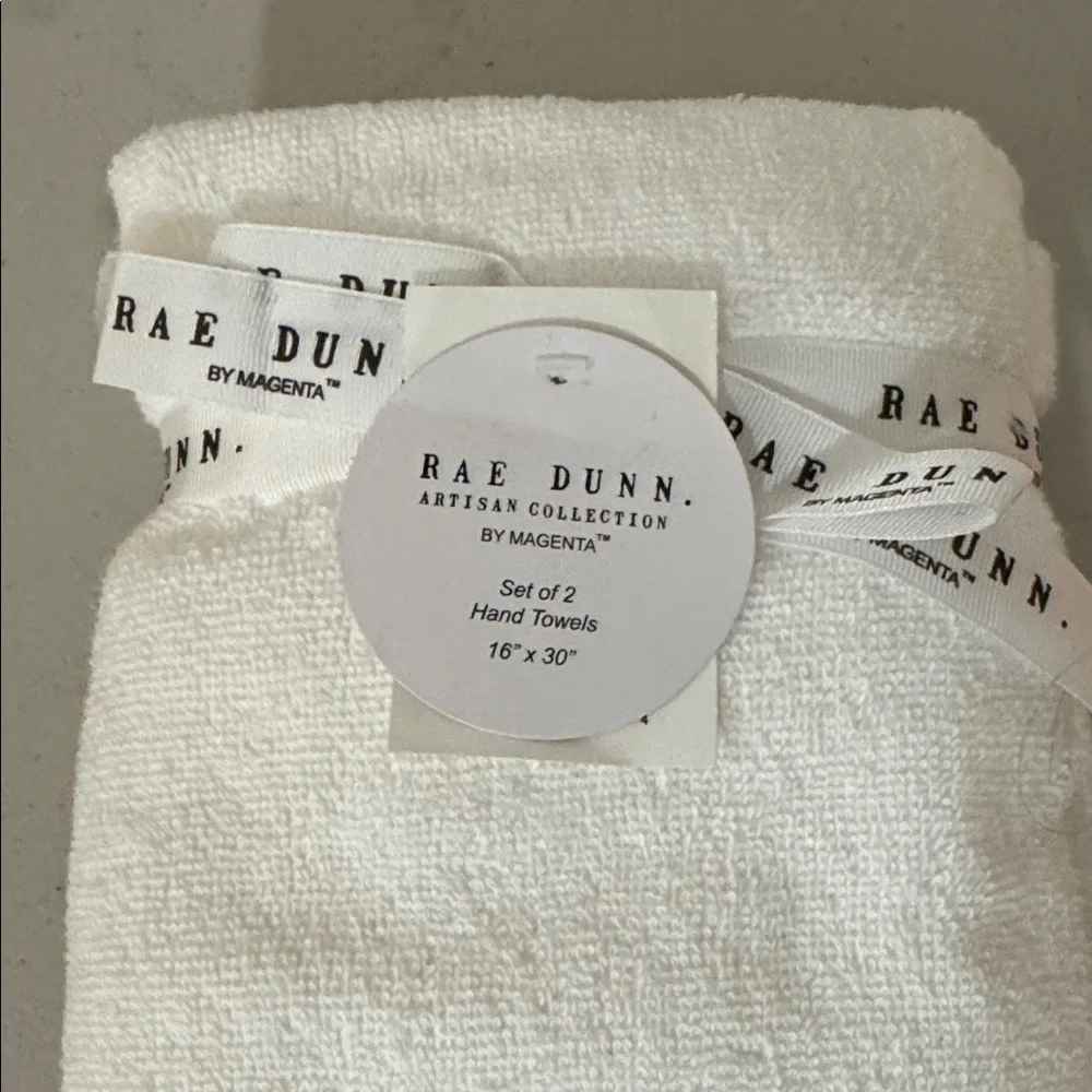 Rae Dunn Christmas “Ho Ho Ho” Hand Towels